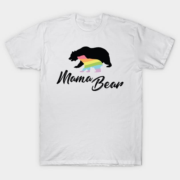 Mama Elephant Mother's Day Gay LGBT Mom Heart Gift T-Shirt by MrTeee